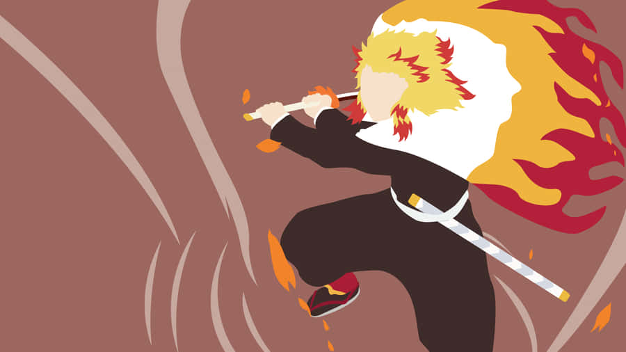 Embrace Your Power - Demon Slayer Minimalist Wallpaper