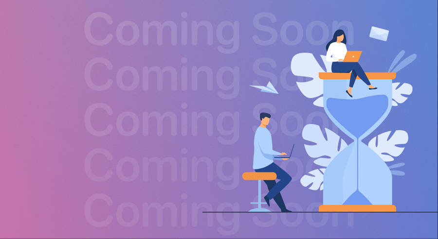 Employees Working Coming Soon Wallpaper