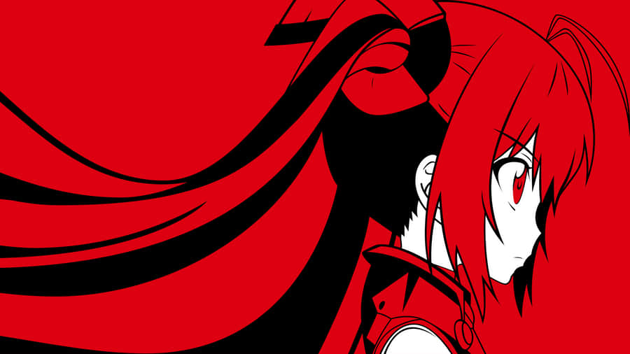 Energizing Red Aesthetic Of Hatsune Miku - Vibrant Pfp Image Wallpaper