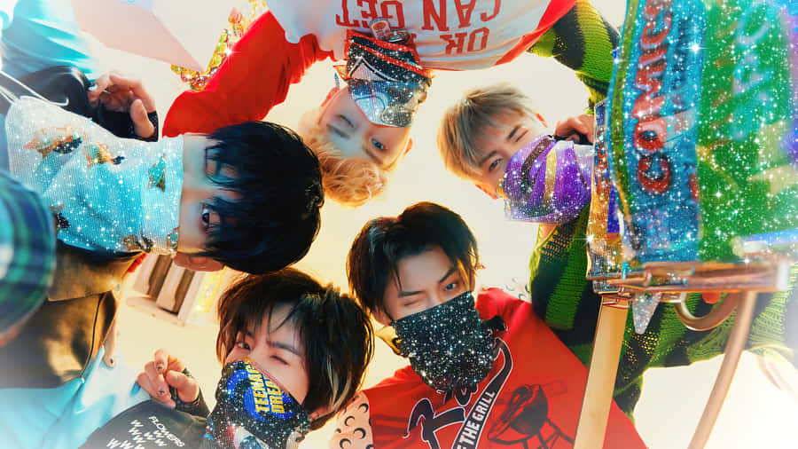 Enjoy A Colored Icons-filled Desktop With Txt Desktop Wallpaper