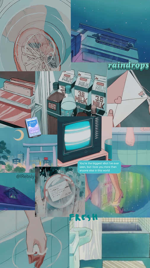 Enjoy The Beautiful Turquoise Aesthetic By Escaping To A Tranquil Beach. Wallpaper