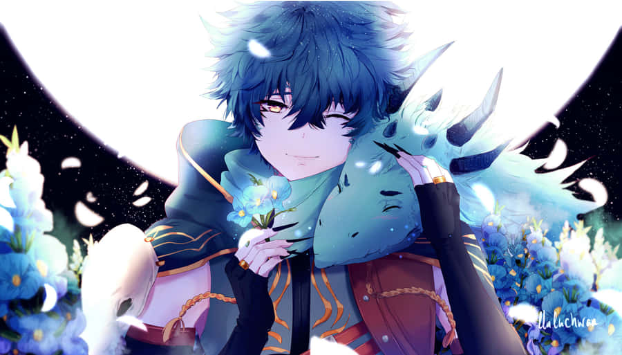 Enjoy The Cuteness Of This Cute Boy Anime Wallpaper