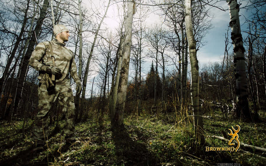 Enjoy The Darker Elements Of Nature With A Browning Desktop Background Wallpaper