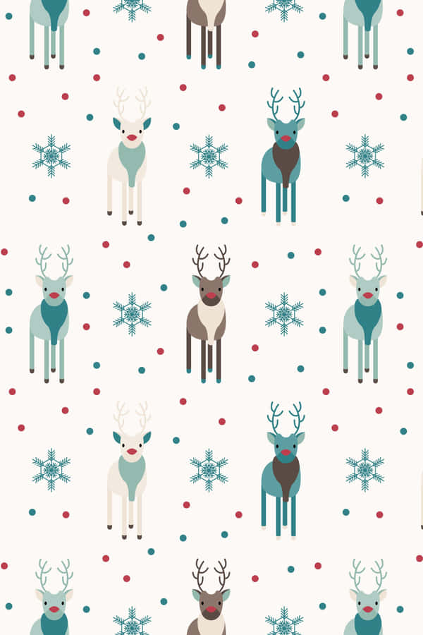 Enjoy The Festive Season With This Beautiful Christmas Pattern Wallpaper