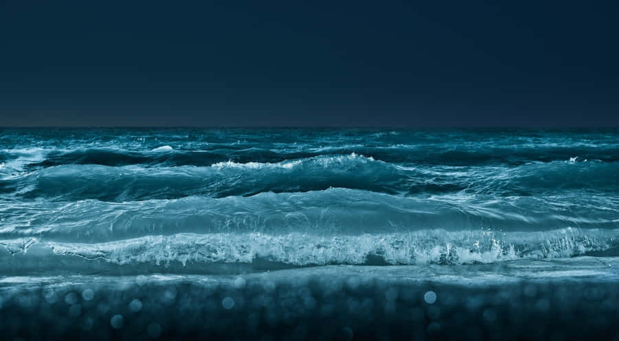 Enjoy The Tranquility Of A Calm Night Sky Wallpaper