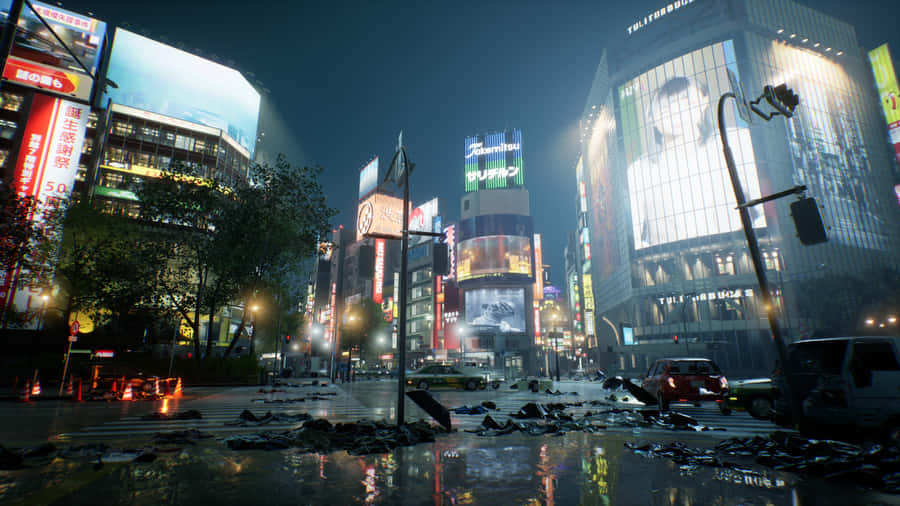 Enjoy Tokyo's Harajuku District And Its Vibrant Colors! Wallpaper
