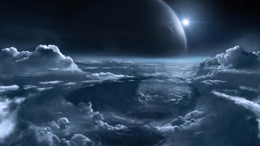Enter A World Of Wonder With Fantasy Space Wallpaper