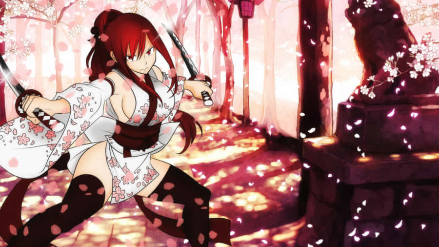 Erza Scarlet - Fearless Spellcaster