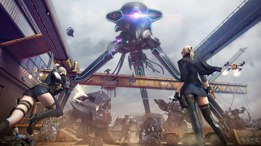 Escape Into A World Of Adventure With Epic Game Art Wallpaper