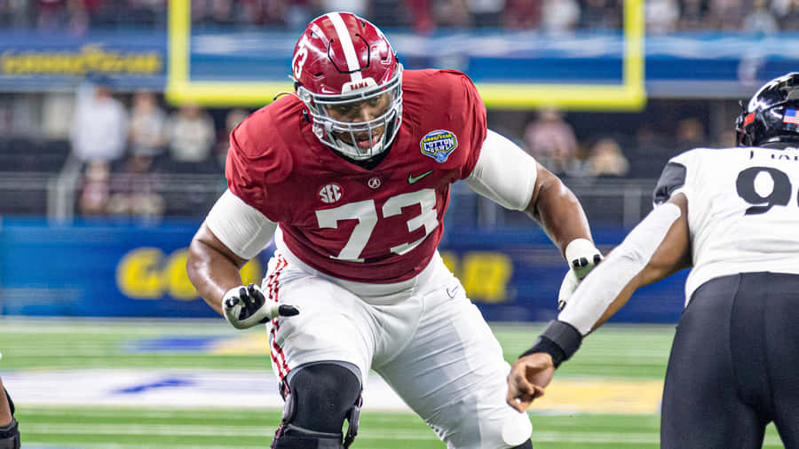 Evan Neal Offensive Tackle Wallpaper