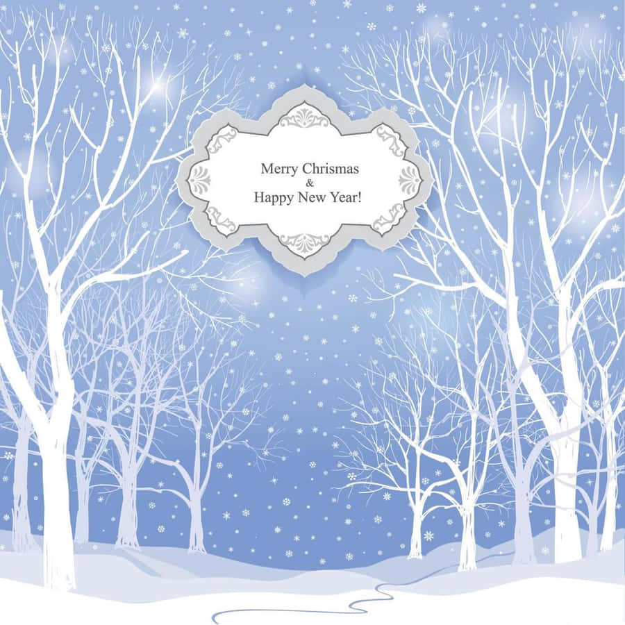 Experience The Magic Of A Christmas Winter Wonderland Wallpaper