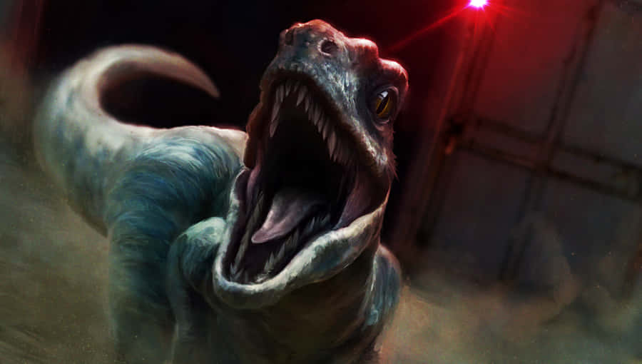 Experience The Majesty Of The Prehistoric World At Blue Jurassic World! Wallpaper