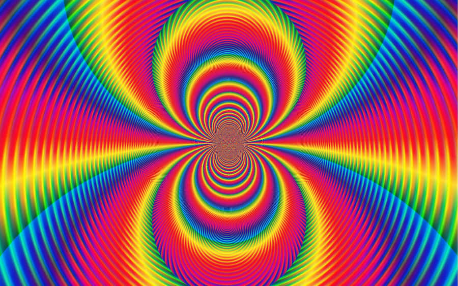 Experience The Spectrum Of Psychedelic Colors Wallpaper