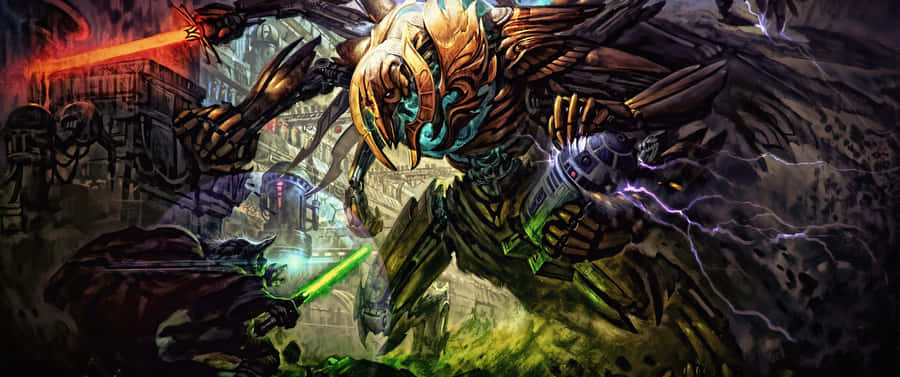 Explore The Star Wars Universe In Breathtaking 3440x1440 Resolution Wallpaper