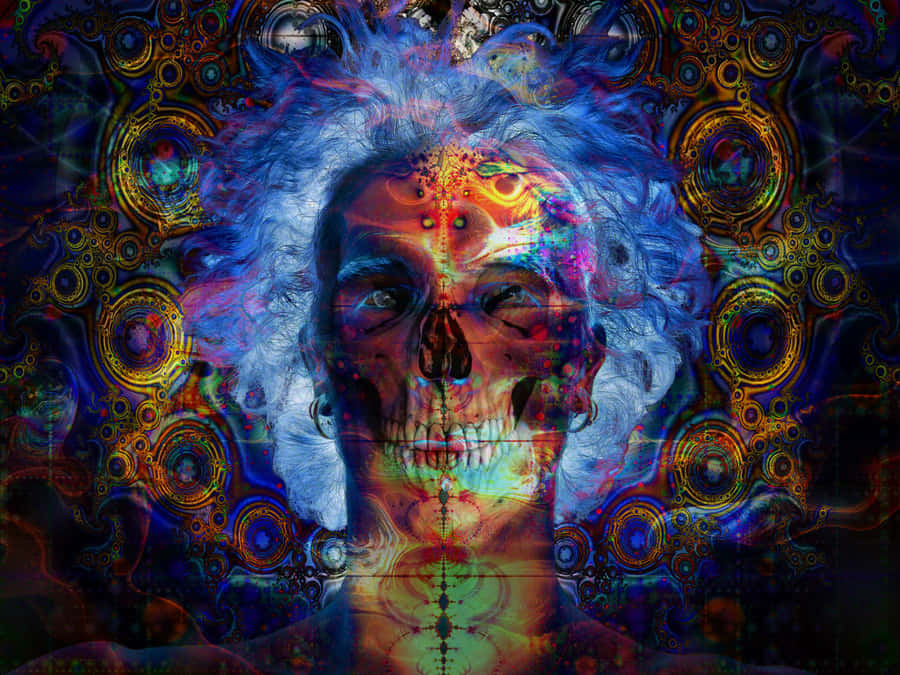 “exploring The Vast Reaches Of Psychedelic Space” Wallpaper