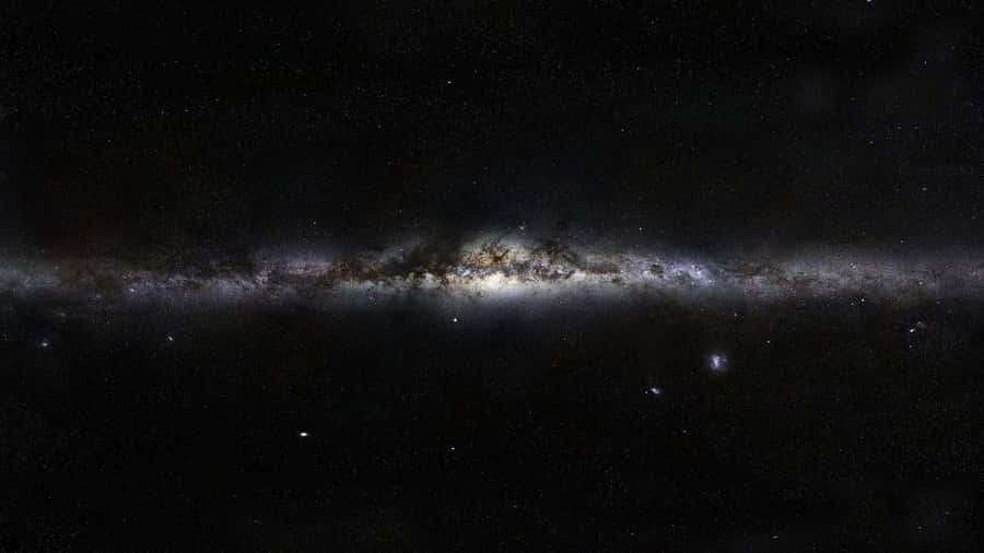 Exploring The Vastness Of Black Space Wallpaper