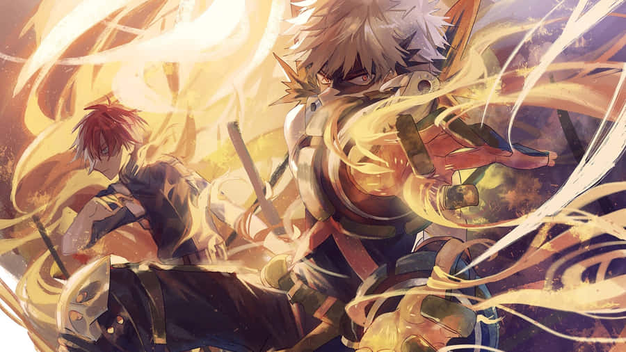 Explosive Hero Bakugo4 K Wallpaper Wallpaper