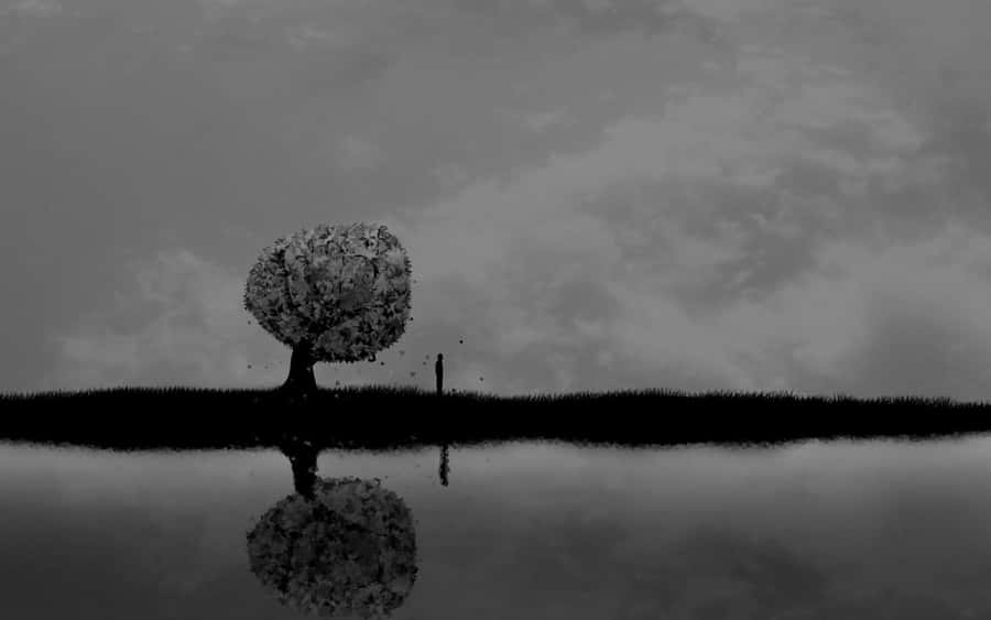 Expressing Serenity In Silence Wallpaper