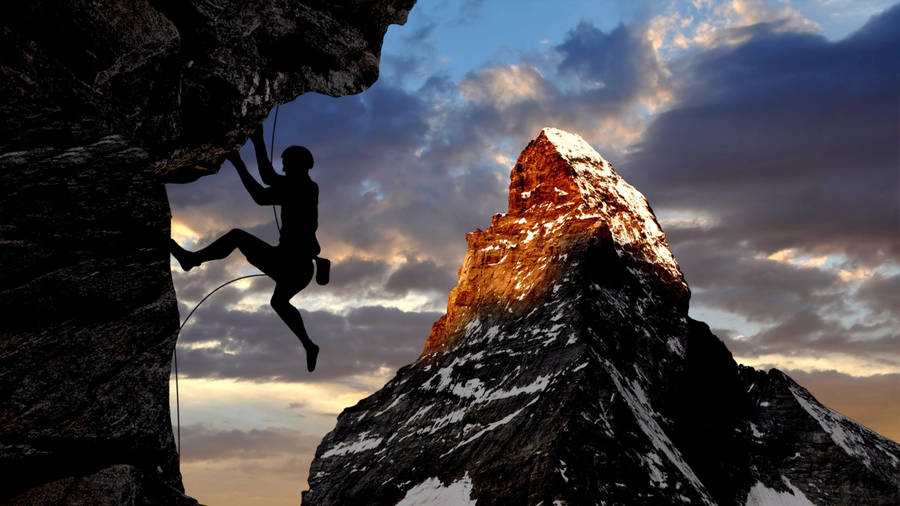Extreme Sports Mountain Climbing Wallpaper