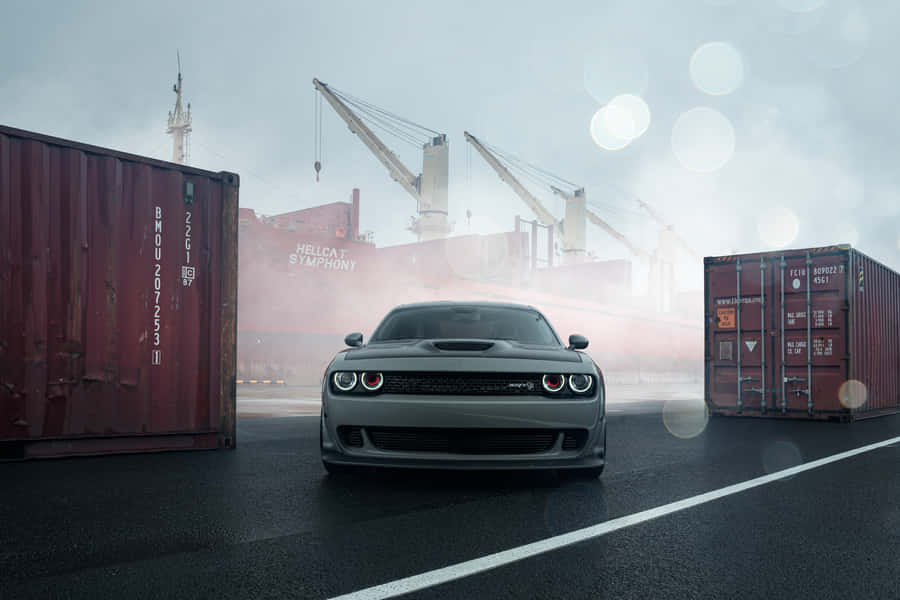 Eye-popping Performance: Dodge Challenger 4k Wallpaper