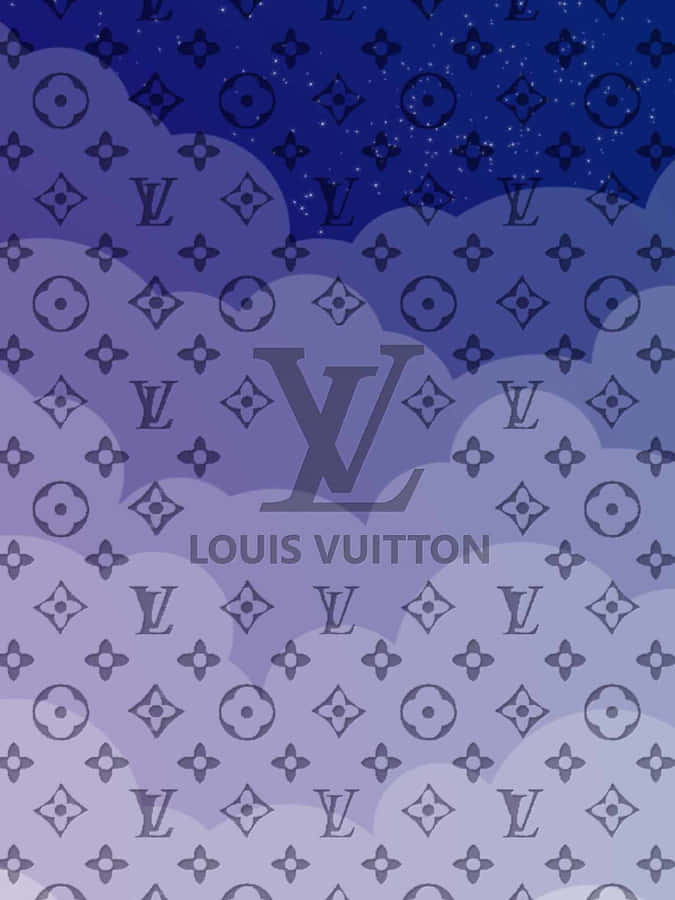 Fashionable Louis Vuitton Blue Bag Wallpaper
