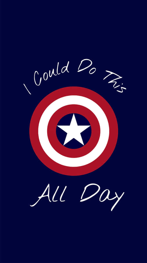 Feel Cool And Empowered With Captain America! Wallpaper