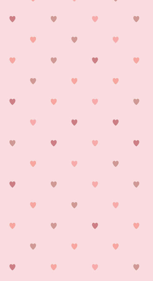 Feel The Love With Glitter Pink Hearts Wallpaper