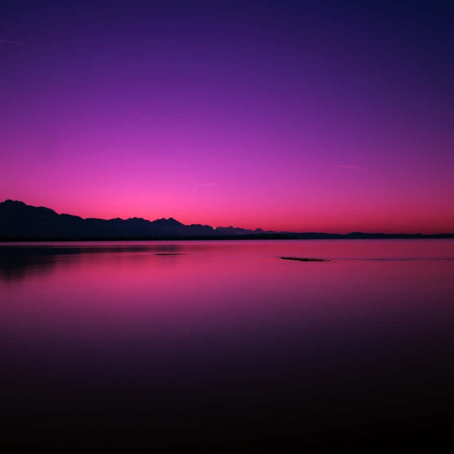 Feeling The Beauty Of A Blue And Purple Sunset Wallpaper