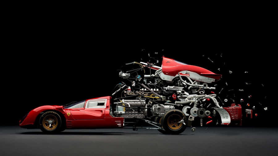 Ferrari 330 Deconstructed Model Wallpaper