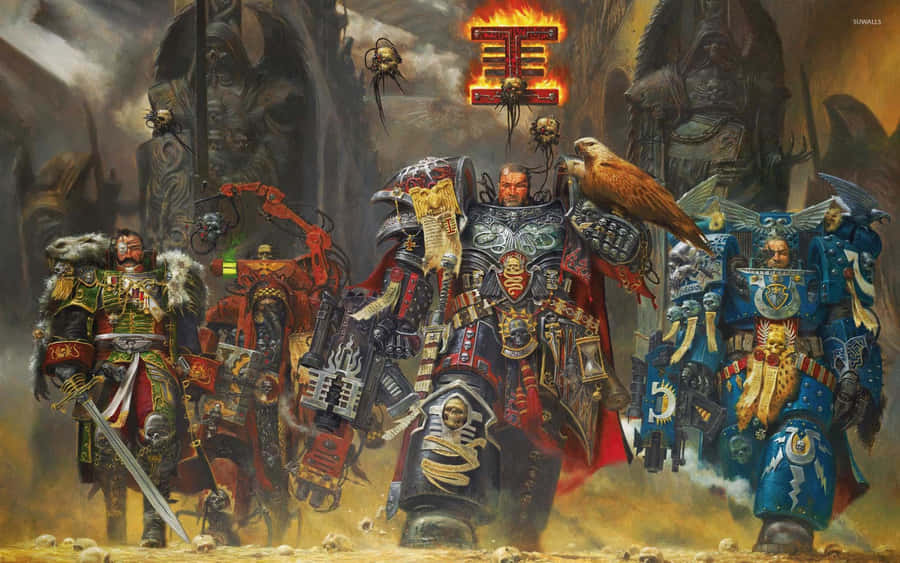 Fight For Victory In The Epic Fantasy War Of Warhammer 4k Wallpaper
