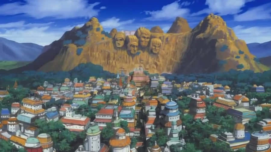 Find Inner Peace In The Peaceful Village Of Konoha Wallpaper
