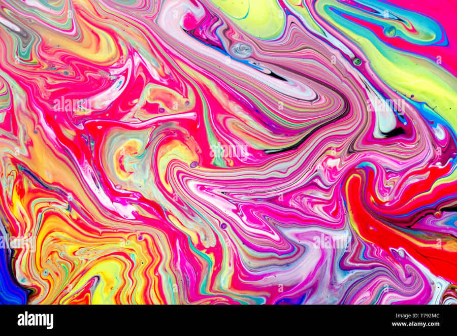 Find Yourself Mesmerized With This Colorful Pattern! Wallpaper