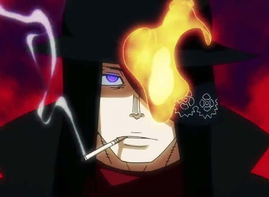 Fire Force Joker On Fire Wallpaper