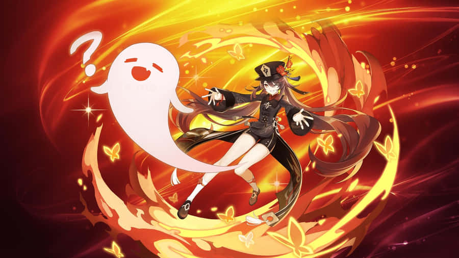 Flames Hu Around Tao Pfp Wallpaper