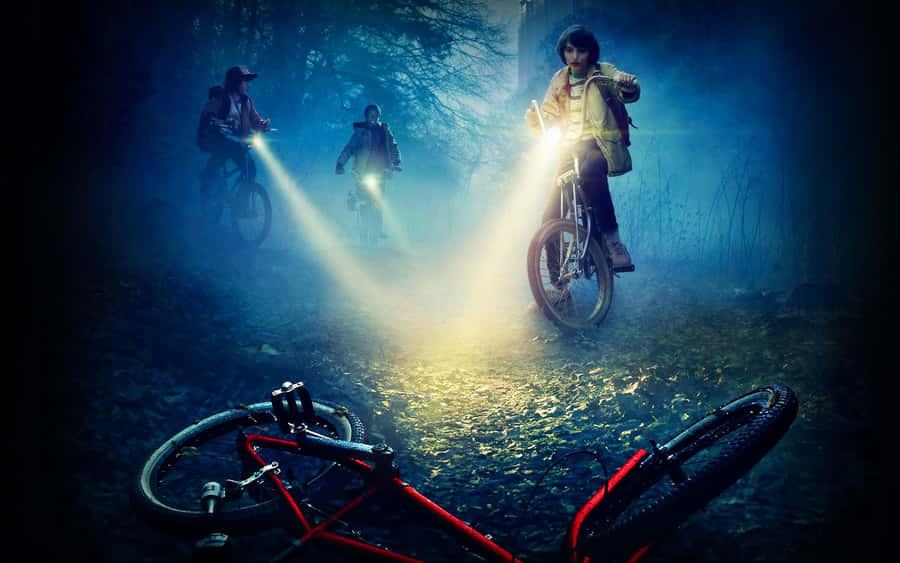 Fly Away On Your Very Own Stranger Things Bike Wallpaper