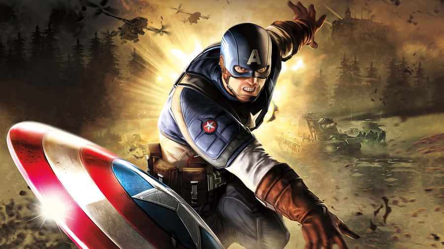 Fly High With Captain America This Summer Wallpaper