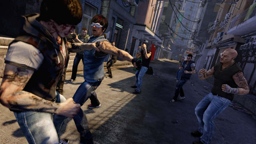 Follow The Adventures Of Wei Shen In Sleeping Dogs 2 Wallpaper