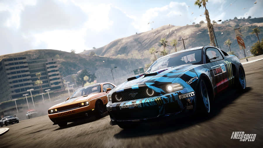 Ford Mustang And Dodge Challenger Nfs Wallpaper