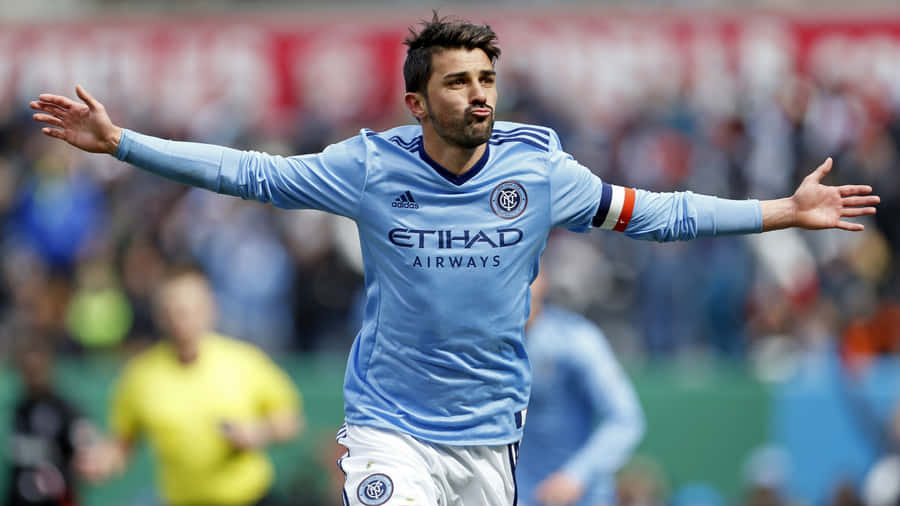 Former New York City Fc Footballer David Villa Wallpaper