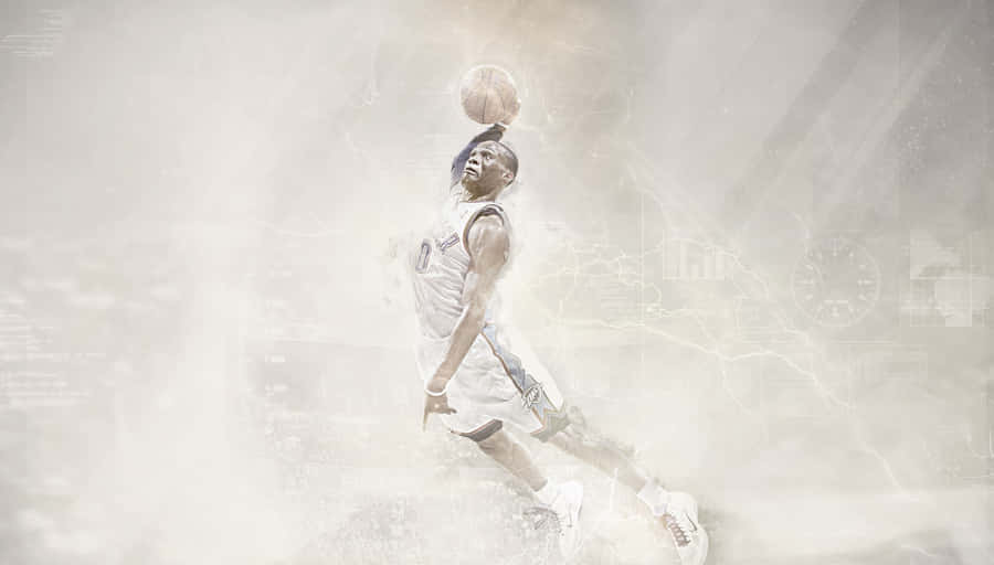 Former Oklahoma City Thunders Player Russell Westbrook Wallpaper