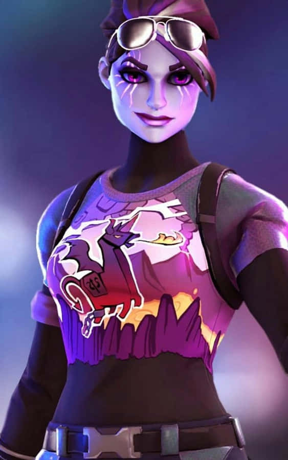 Fortnite Dark Bomber Character Portrait Wallpaper