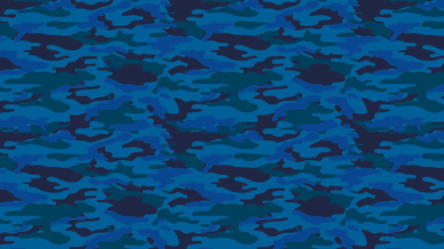Freshly Printed Blue Bape Camo T-shirt Wallpaper