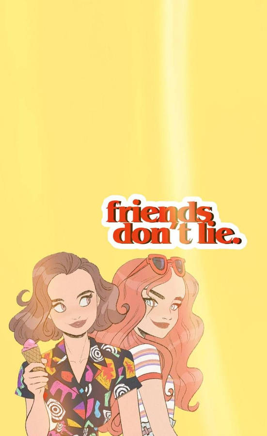 “friends Together In Hawkins” Wallpaper