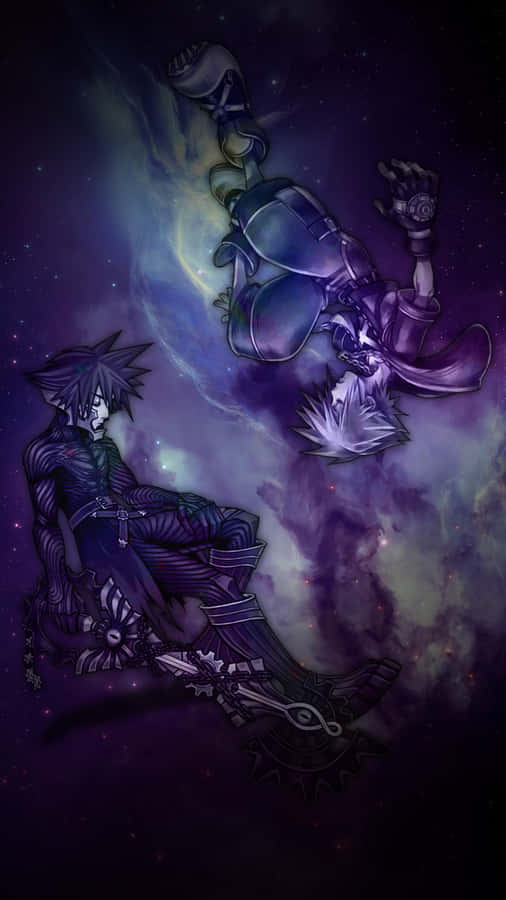 Gear Up For An Epic Adventure With The Kingdom Hearts Phone! Wallpaper