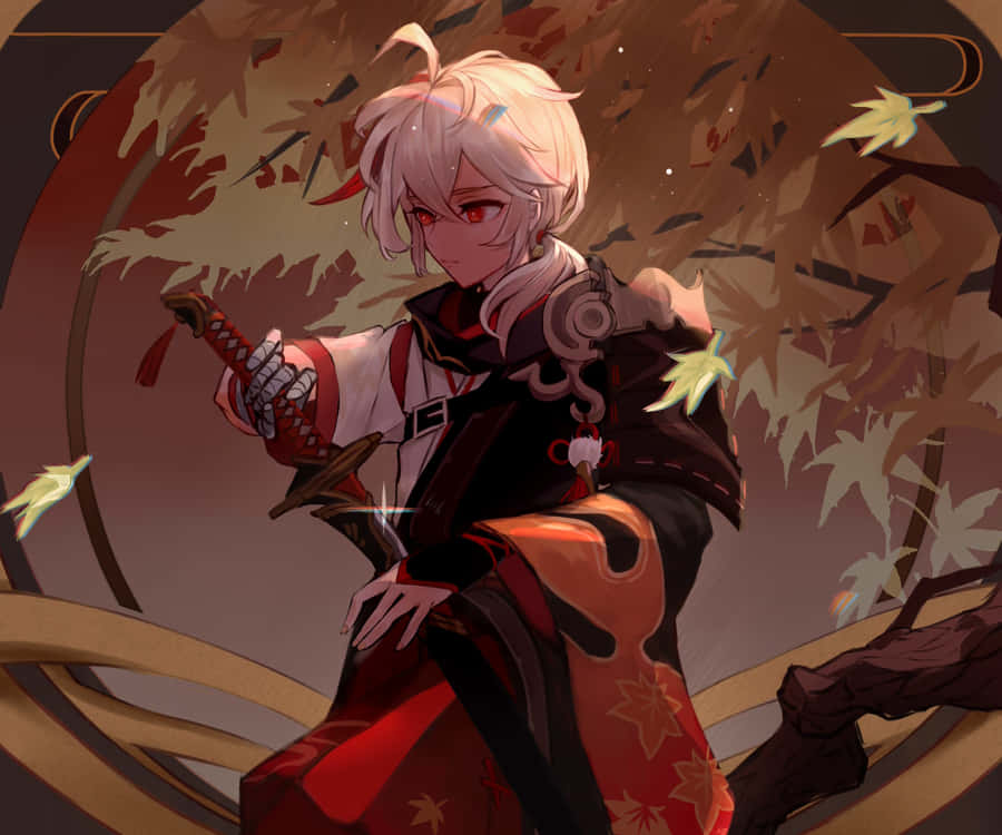 Genshin Impact - Kazuha's Power In Your Hands. Wallpaper