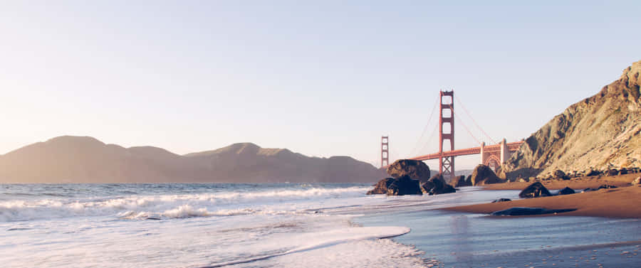 Geometric Shapes In A Minimalist 3440x1440 Wallpaper. Wallpaper