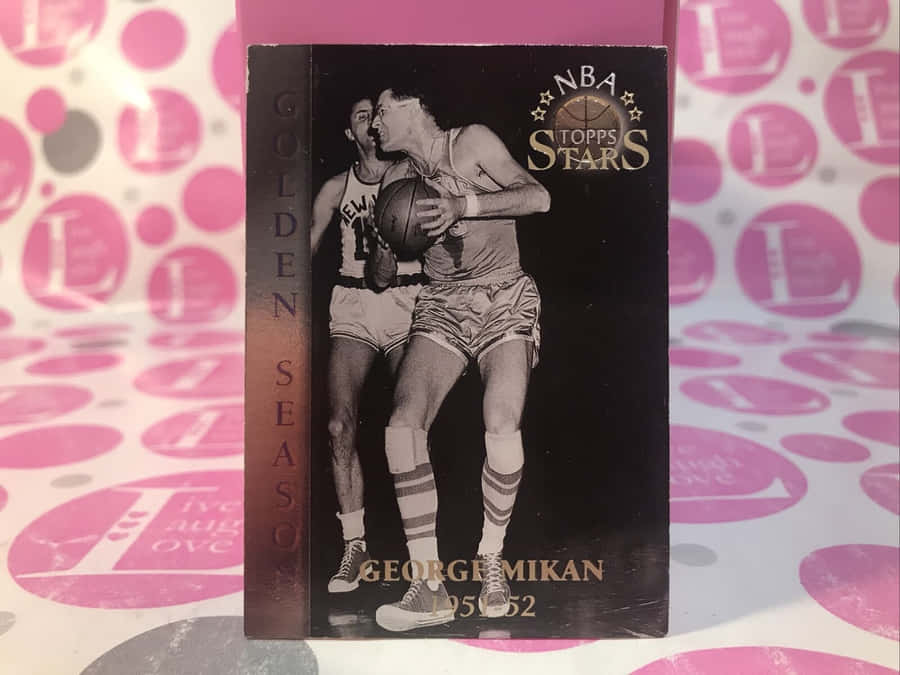 George Mikan 1996-97 Topps Nba Card Wallpaper