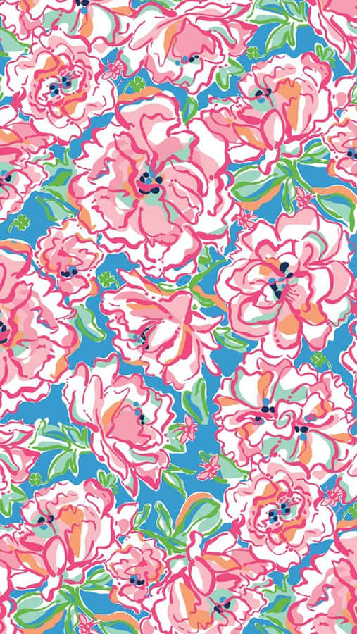 Get The 'it' Look With This Gorgeous Lilly Pulitzer Iphone Wallpaper