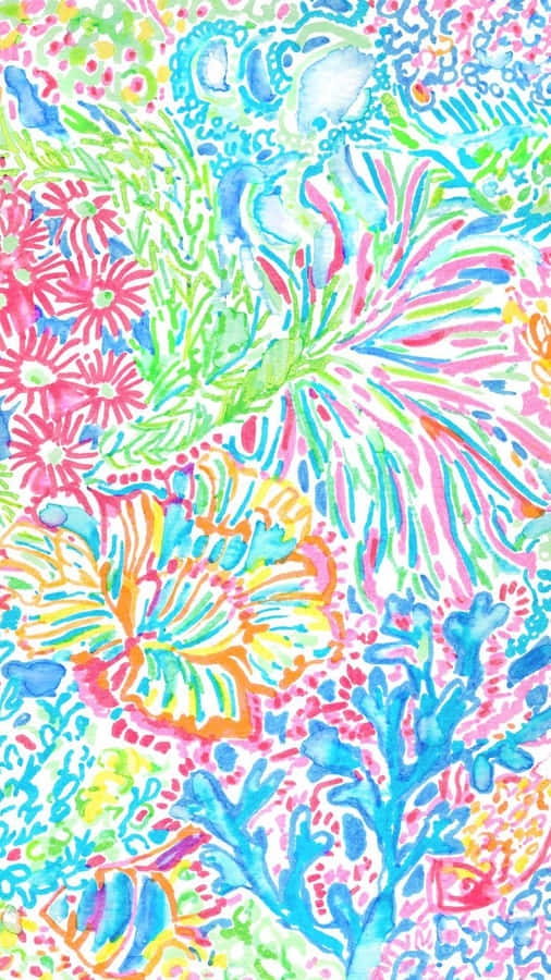 Get The New Lilly Pulitzer Iphone Today For Style And Convenience In One! Wallpaper
