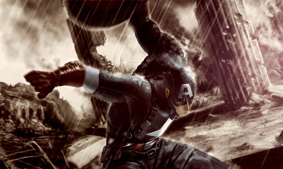 Get Your Patriotism On With Captain America's Style Wallpaper